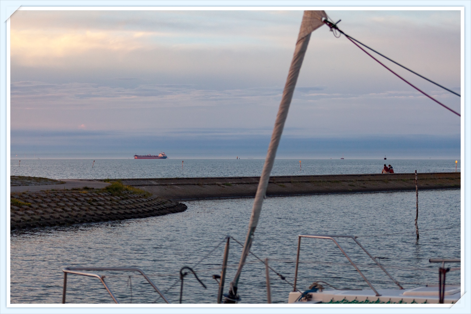 Aussicht vom HYC Steg